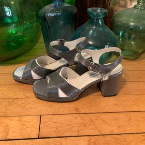 Private Collection Josie Pewter Radiance Sandal Size 8 1/2